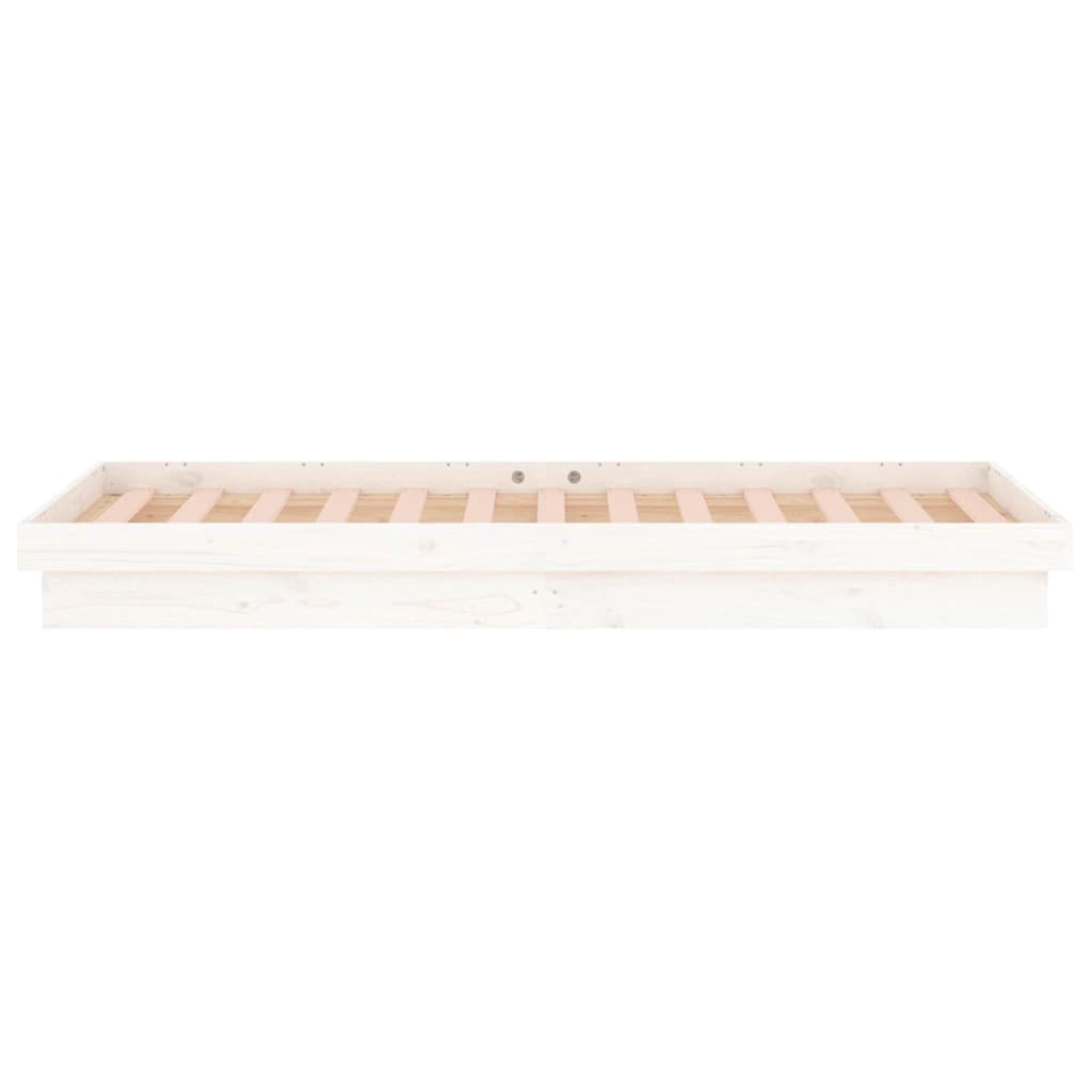Sengeramme Med Led Hvit 75X190 Cm Small Single Heltre