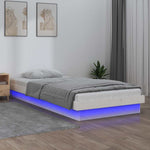 Sengeramme Med Led Hvit 75X190 Cm Small Single Heltre