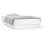 Sengeramme Med Led Hvit 90X190 Cm Single Heltre