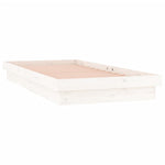 Sengeramme Med Led Hvit 90X190 Cm Single Heltre