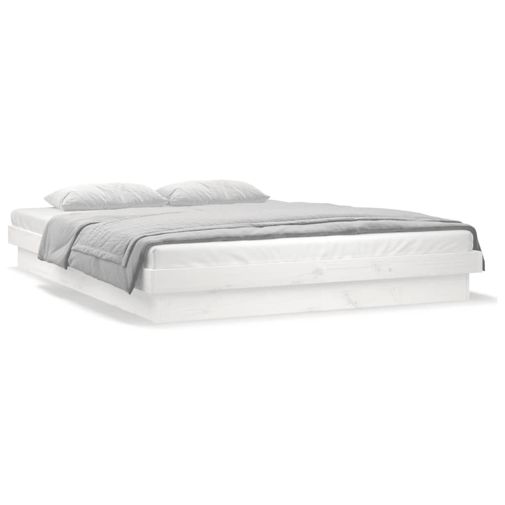 Sengeramme Med Led Hvit 120X190 Cm Small Double Heltre