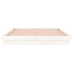 Sengeramme Med Led Hvit 135X190 Cm Double Heltre