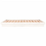 Sengeramme Med Led Hvit 135X190 Cm Double Heltre