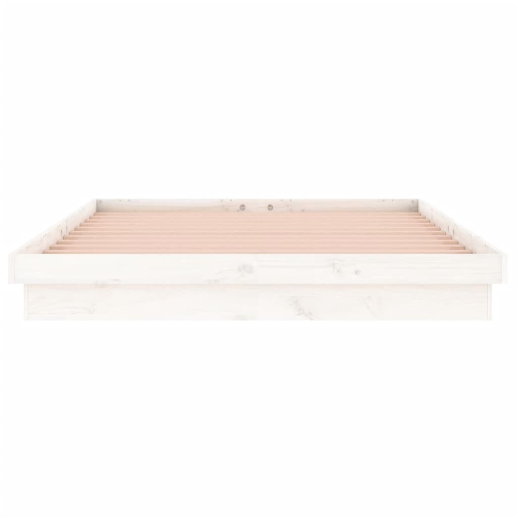 Sengeramme Med Led Hvit 140X190 Cm Heltre
