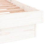 Sengeramme Med Led Hvit 140X190 Cm Heltre