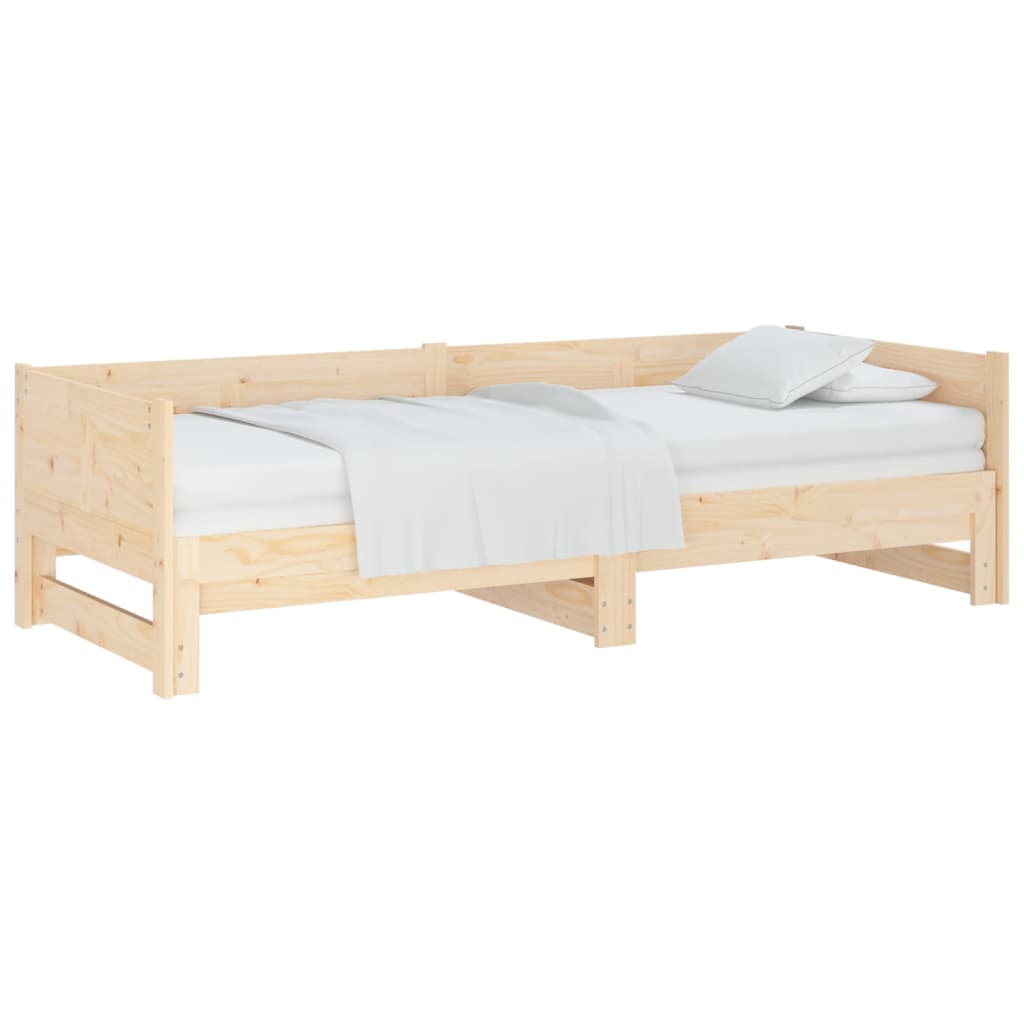 Uttrekkbar Dagseng Heltre Furu 2X(80X200) Cm