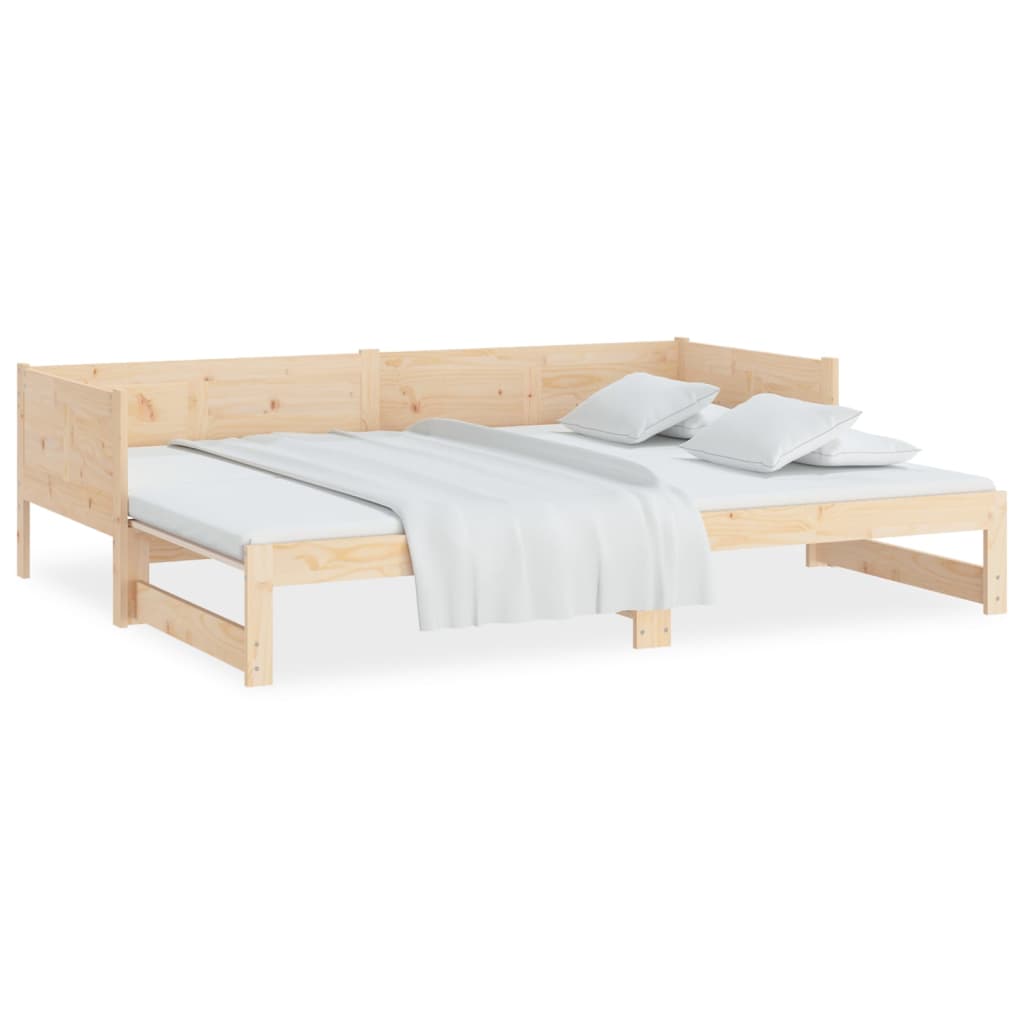 Uttrekkbar Dagseng Heltre Furu 2X(80X200) Cm
