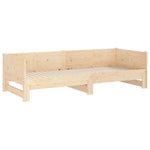 Uttrekkbar Dagseng Heltre Furu 2X(90X190) Cm