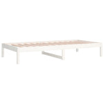 Dagseng Uten Madrass Hvit 90X200 Cm Heltre Furu