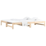 Uttrekkbar Dagseng 2X(90X190) Cm Heltre Furu