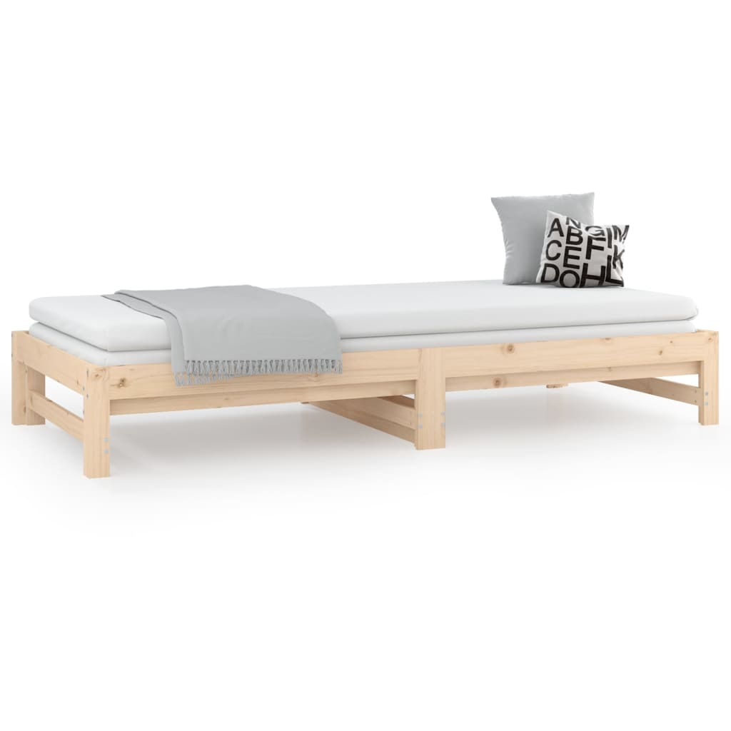 Uttrekkbar Dagseng 2X(90X190) Cm Heltre Furu