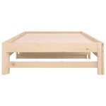 Uttrekkbar Dagseng 2X(90X190) Cm Heltre Furu