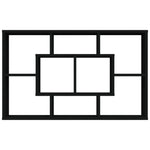 Vegghylle Svart 85X16X52,5 Cm Konstruert Tre