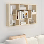 Vegghylle Sonoma Eik 85X16X52,5 Cm Konstruert Tre