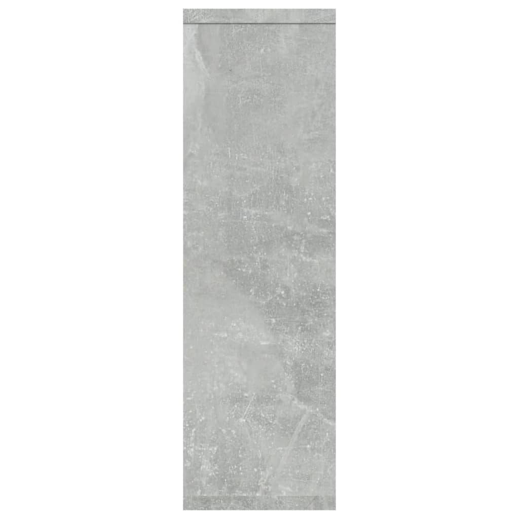 Vegghylle Betonggrå 85X16X52,5 Cm Konstruert Tre