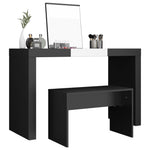 Krakk Til Sminkebord Svart 70X35X45 Cm Konstruert Tre