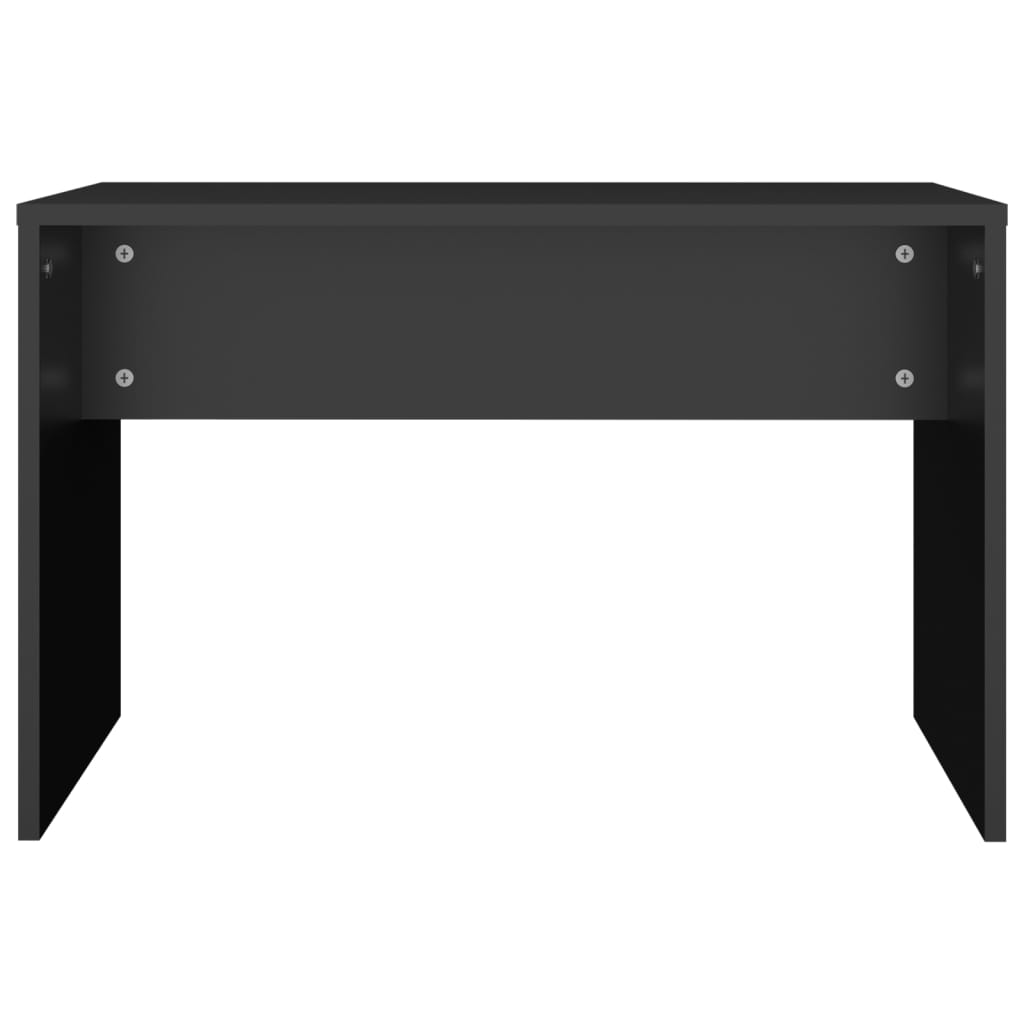 Krakk Til Sminkebord Svart 70X35X45 Cm Konstruert Tre