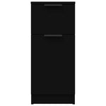 Skjenk Svart 30X30X70 Cm Konstruert Tre