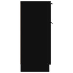 Skjenk Svart 30X30X70 Cm Konstruert Tre