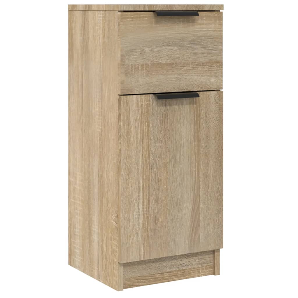 Skjenk Sonoma Eik 30X30X70 Cm Konstruert Tre