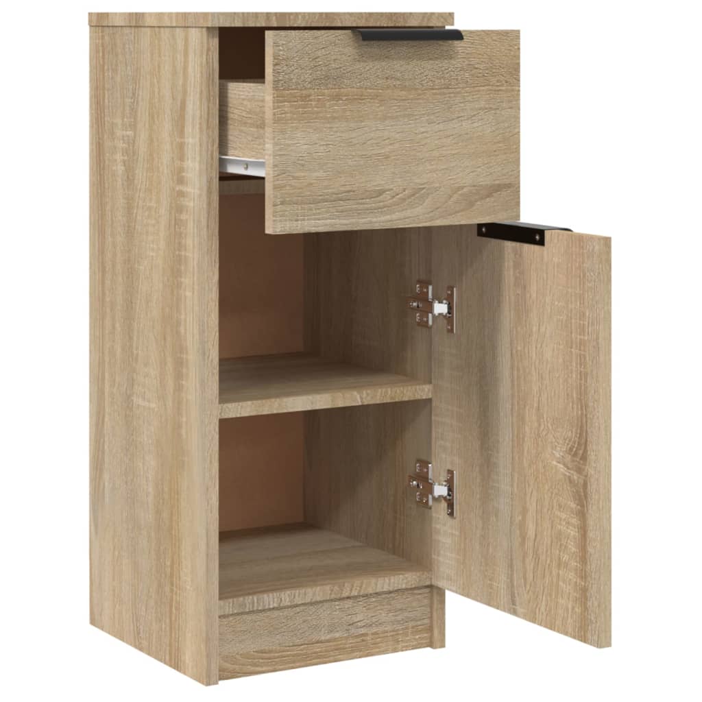 Skjenk Sonoma Eik 30X30X70 Cm Konstruert Tre