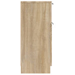 Skjenk Sonoma Eik 30X30X70 Cm Konstruert Tre