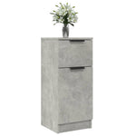 Skjenk Betonggrå 30X30X70 Cm Konstruert Tre