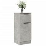 Skjenker 2 Stk Betonggrå 30X30X70 Cm Konstruert Tre