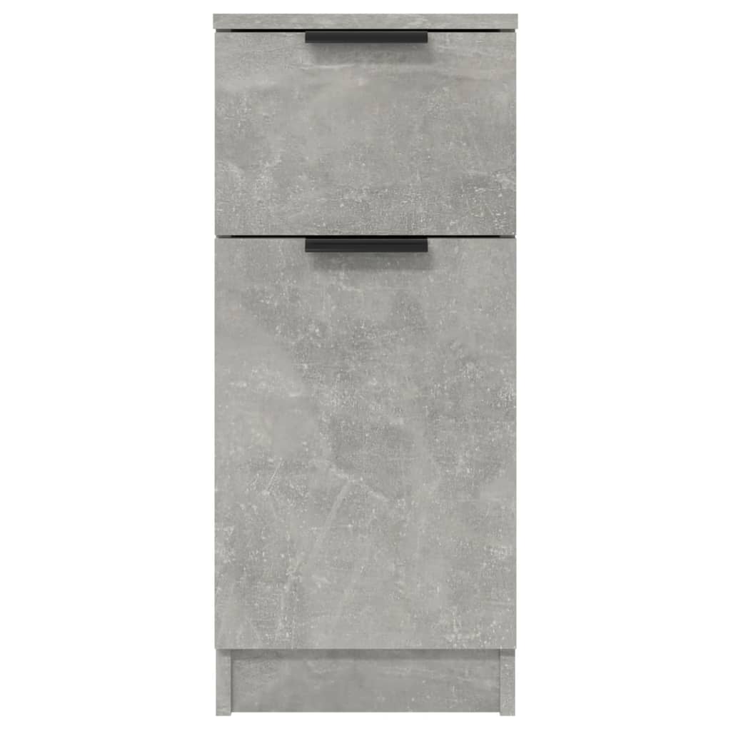Skjenker 2 Stk Betonggrå 30X30X70 Cm Konstruert Tre