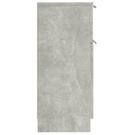 Skjenker 2 Stk Betonggrå 30X30X70 Cm Konstruert Tre