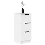 Skjenk Hvit 30X30X70 Cm Konstruert Tre