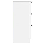 Skjenk Hvit 30X30X70 Cm Konstruert Tre