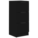 Skjenk Svart 30X30X70 Cm Konstruert Tre