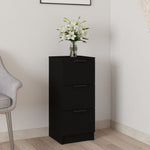 Skjenk Svart 30X30X70 Cm Konstruert Tre