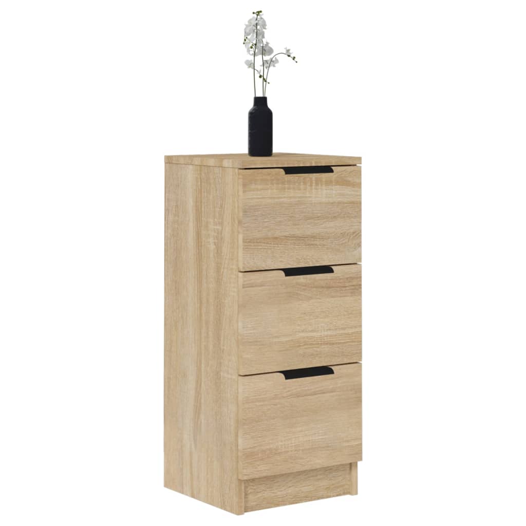 Skjenk Sonoma Eik 30X30X70 Cm Konstruert Tre