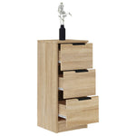 Skjenk Sonoma Eik 30X30X70 Cm Konstruert Tre