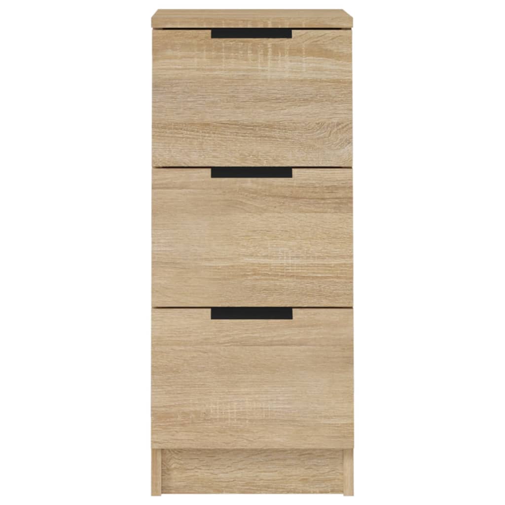 Skjenk Sonoma Eik 30X30X70 Cm Konstruert Tre