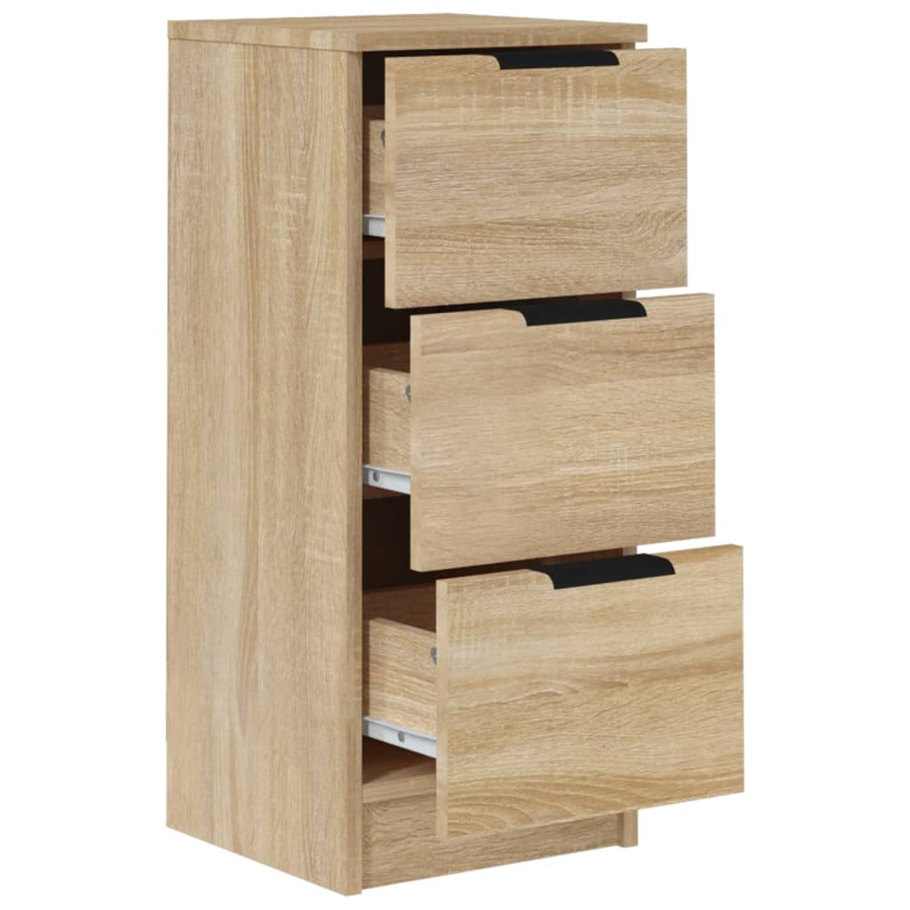Skjenk Sonoma Eik 30X30X70 Cm Konstruert Tre