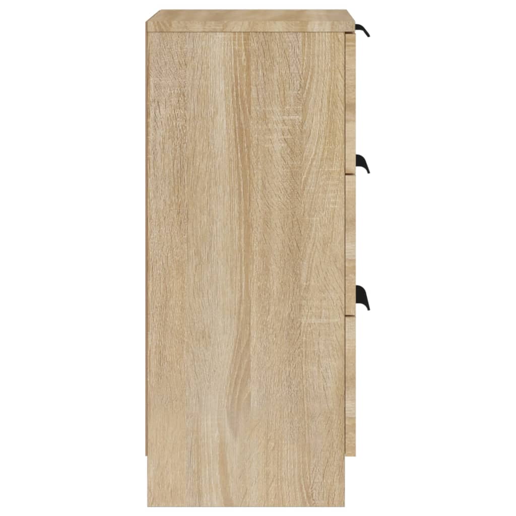 Skjenk Sonoma Eik 30X30X70 Cm Konstruert Tre