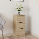 Skjenk Sonoma Eik 30X30X70 Cm Konstruert Tre