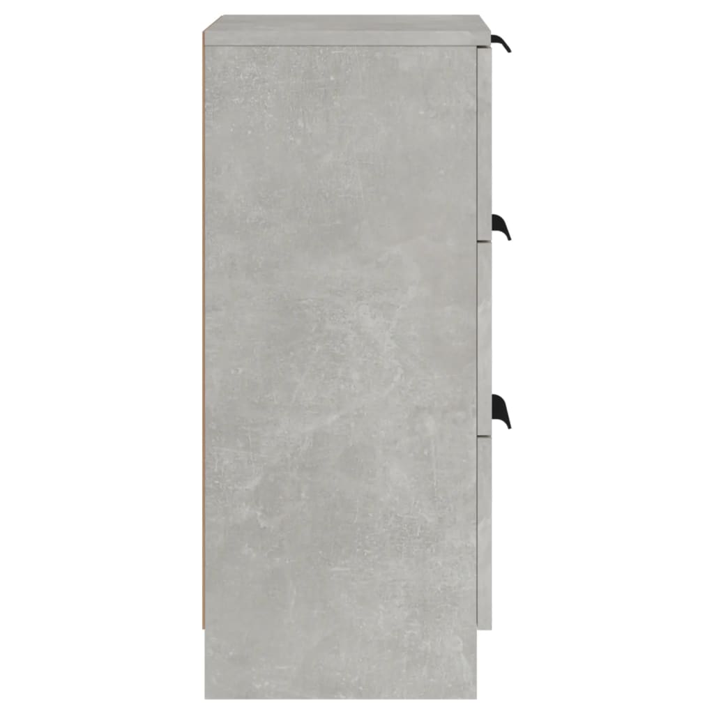 Skjenk Betonggrå 30X30X70 Cm Konstruert Tre