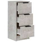 Skjenker 2 Stk Betonggrå 30X30X70 Cm Konstruert Tre