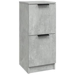 Skjenk Betonggrå 30X30X70 Cm Konstruert Tre