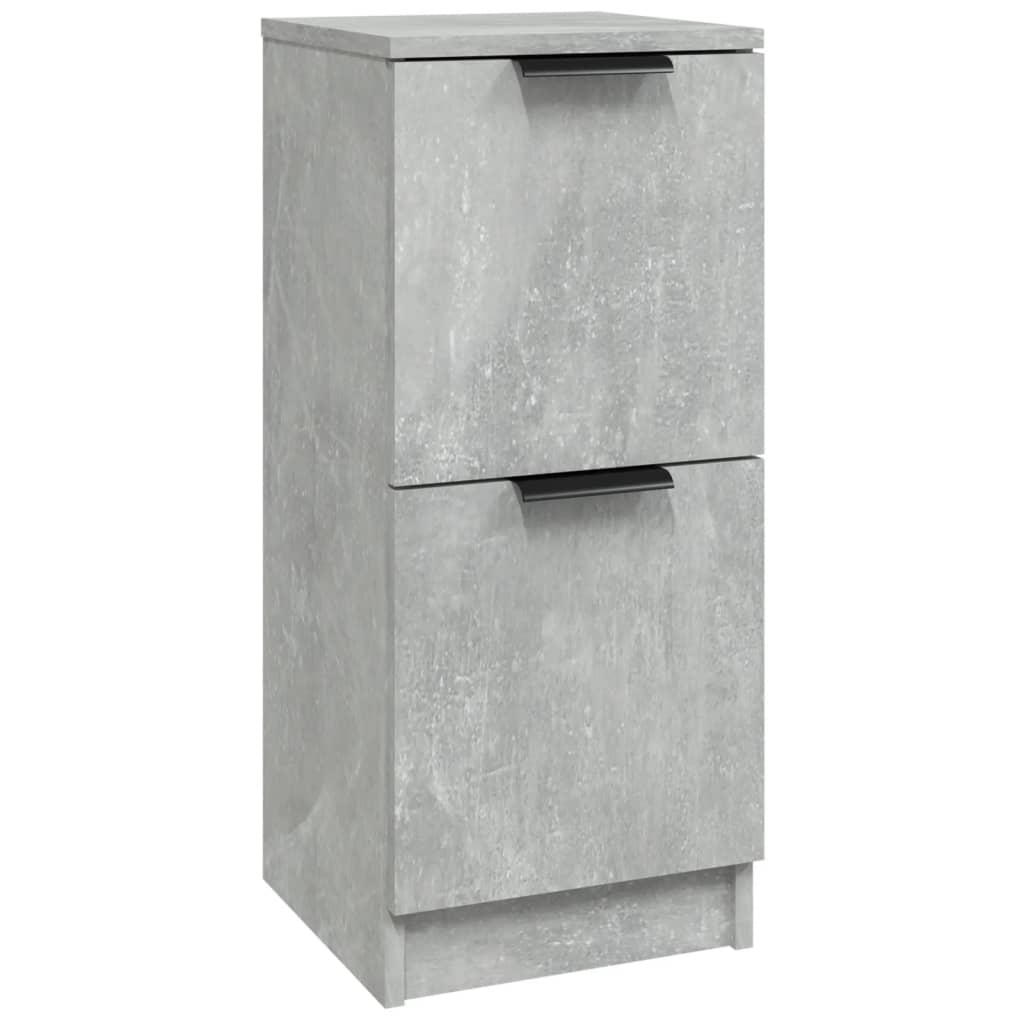 Skjenk Betonggrå 30X30X70 Cm Konstruert Tre