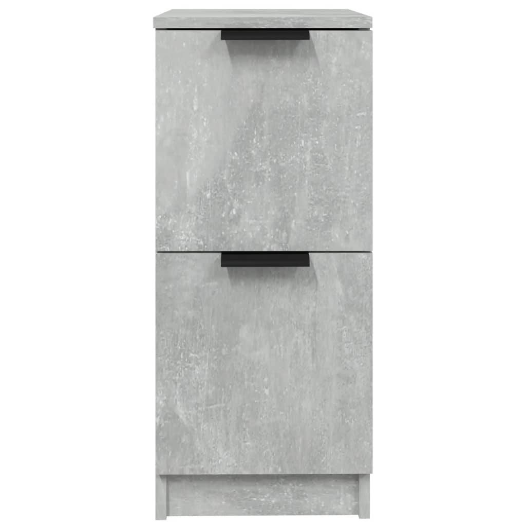 Skjenk Betonggrå 30X30X70 Cm Konstruert Tre