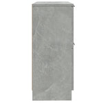 Skjenk Betonggrå 30X30X70 Cm Konstruert Tre