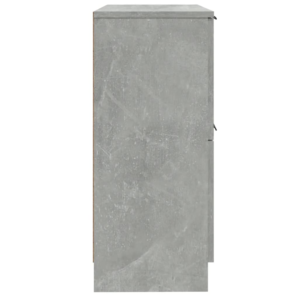 Skjenk Betonggrå 30X30X70 Cm Konstruert Tre