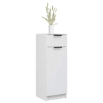 Baderomsskap Hvit 32X34X90 Cm Konstruert Tre