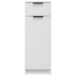 Baderomsskap Hvit 32X34X90 Cm Konstruert Tre