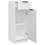 Baderomsskap Hvit 32X34X90 Cm Konstruert Tre